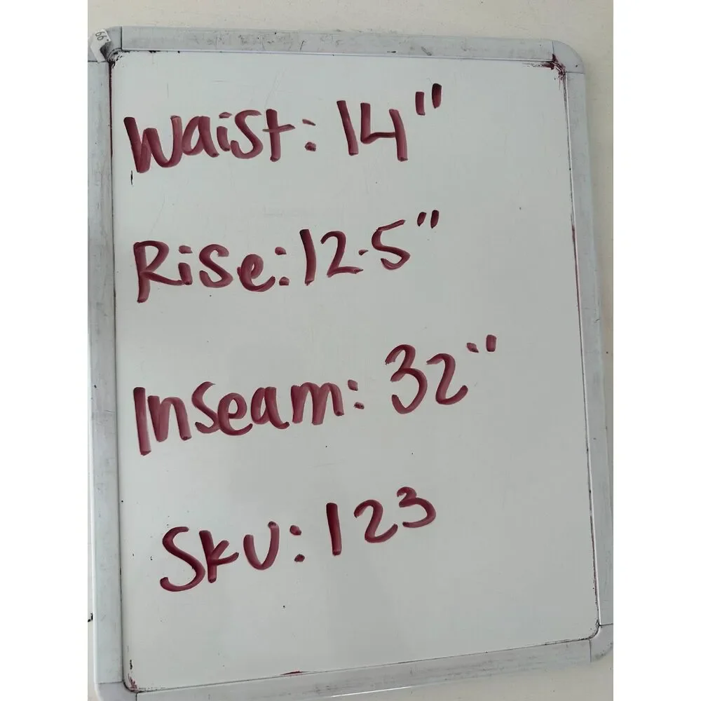 Abercrombie & Fitch Sloane Tailored & Pleated Sky Blue Pants Curve Love Size 27L - Picture 8 of 8